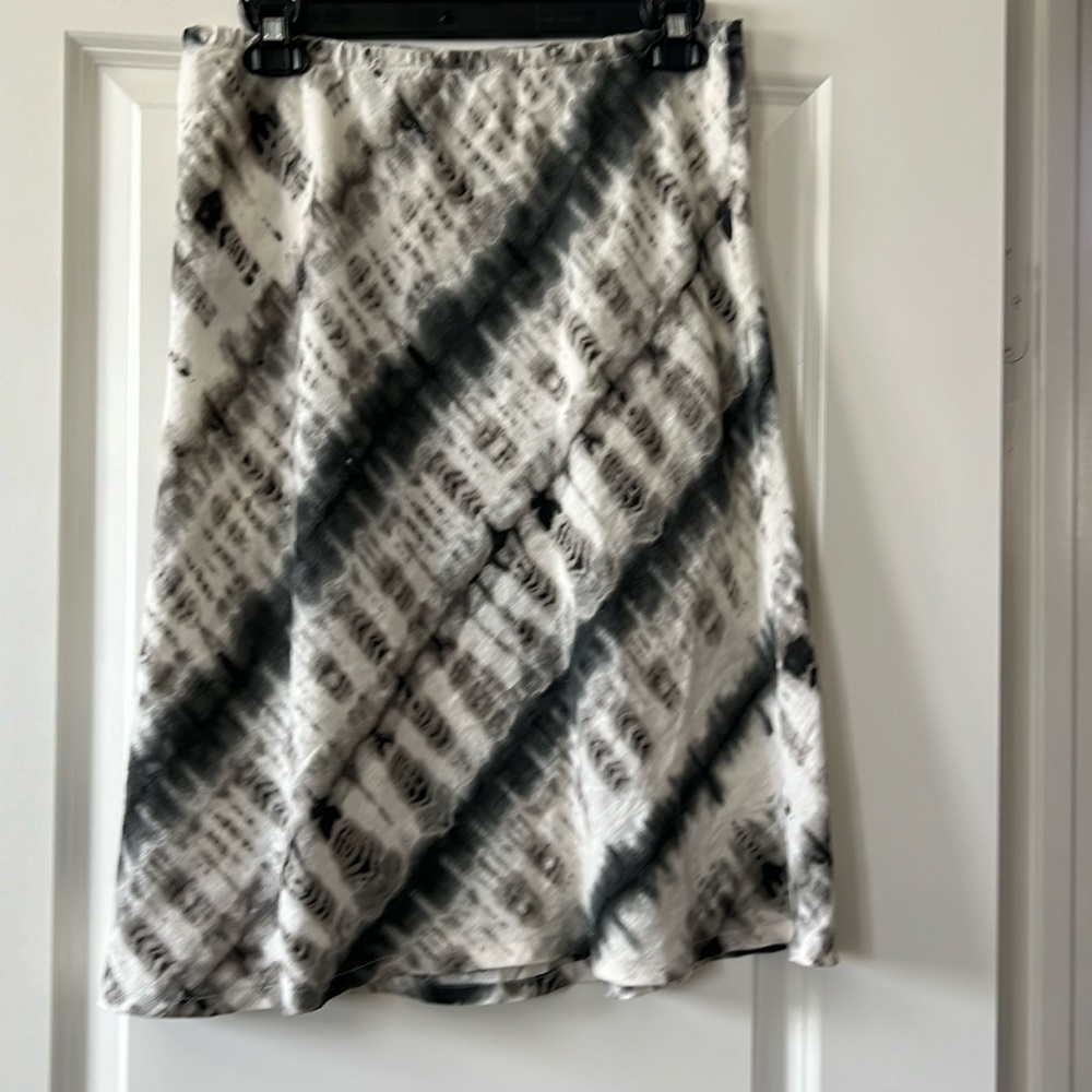 Bryn walker 100 % linen a -line skirt Size small